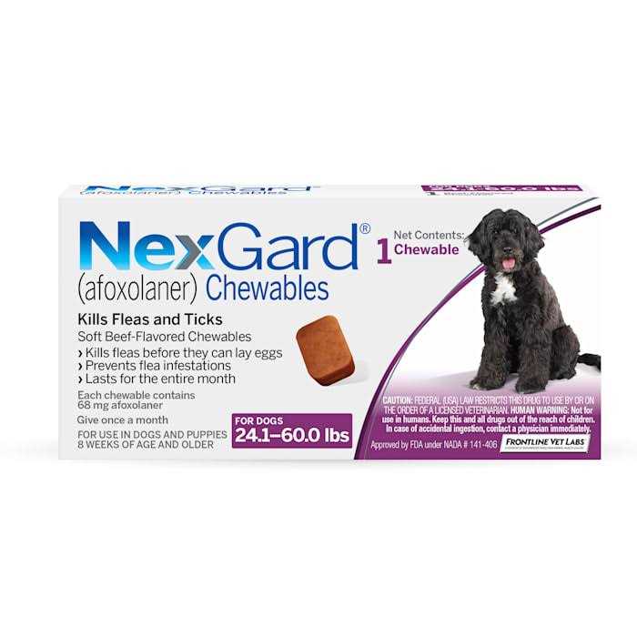 NexGard Chewables for Dogs 24.1 to 60 lbs