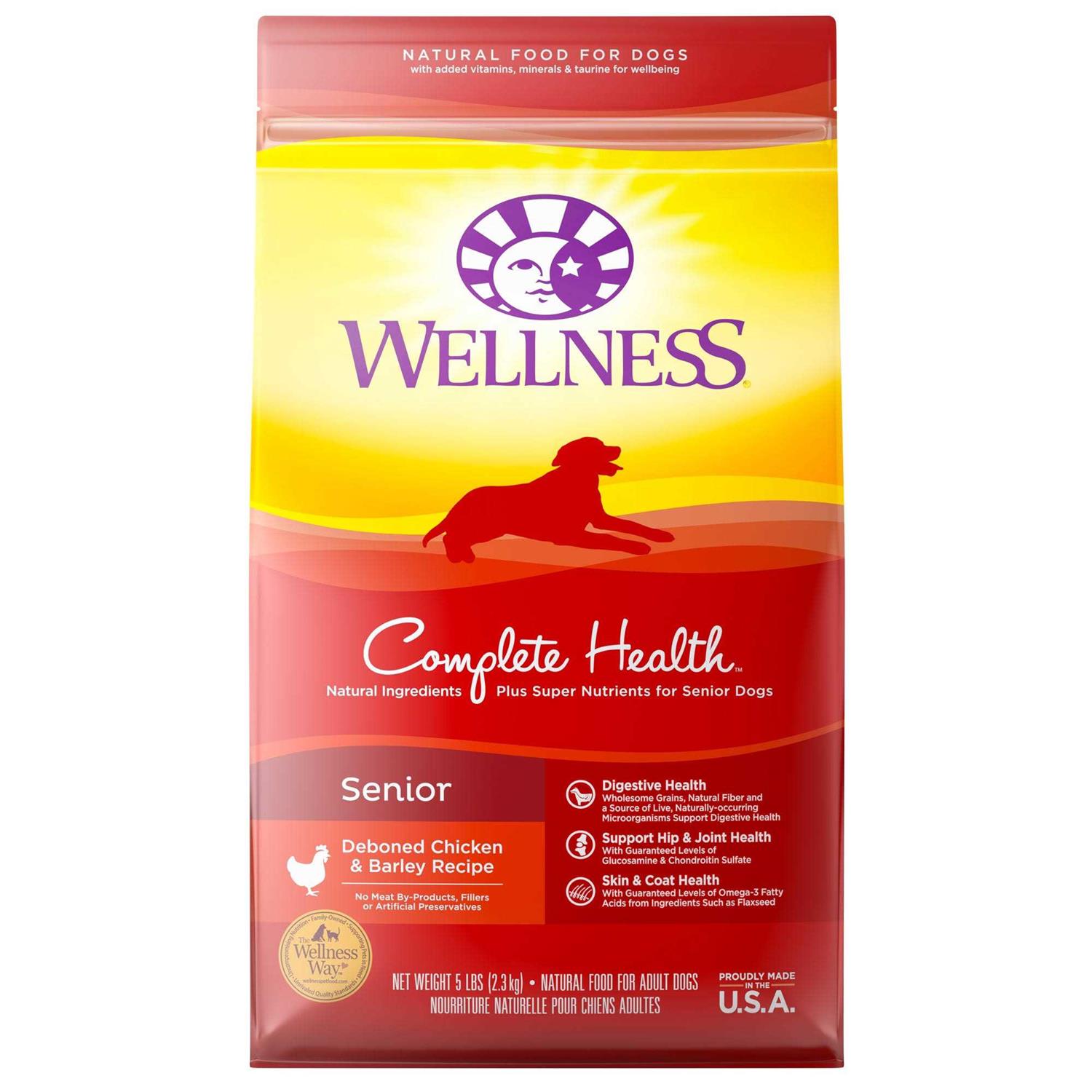 Wellness Complete Health Chicken Senior Dry Dog Food