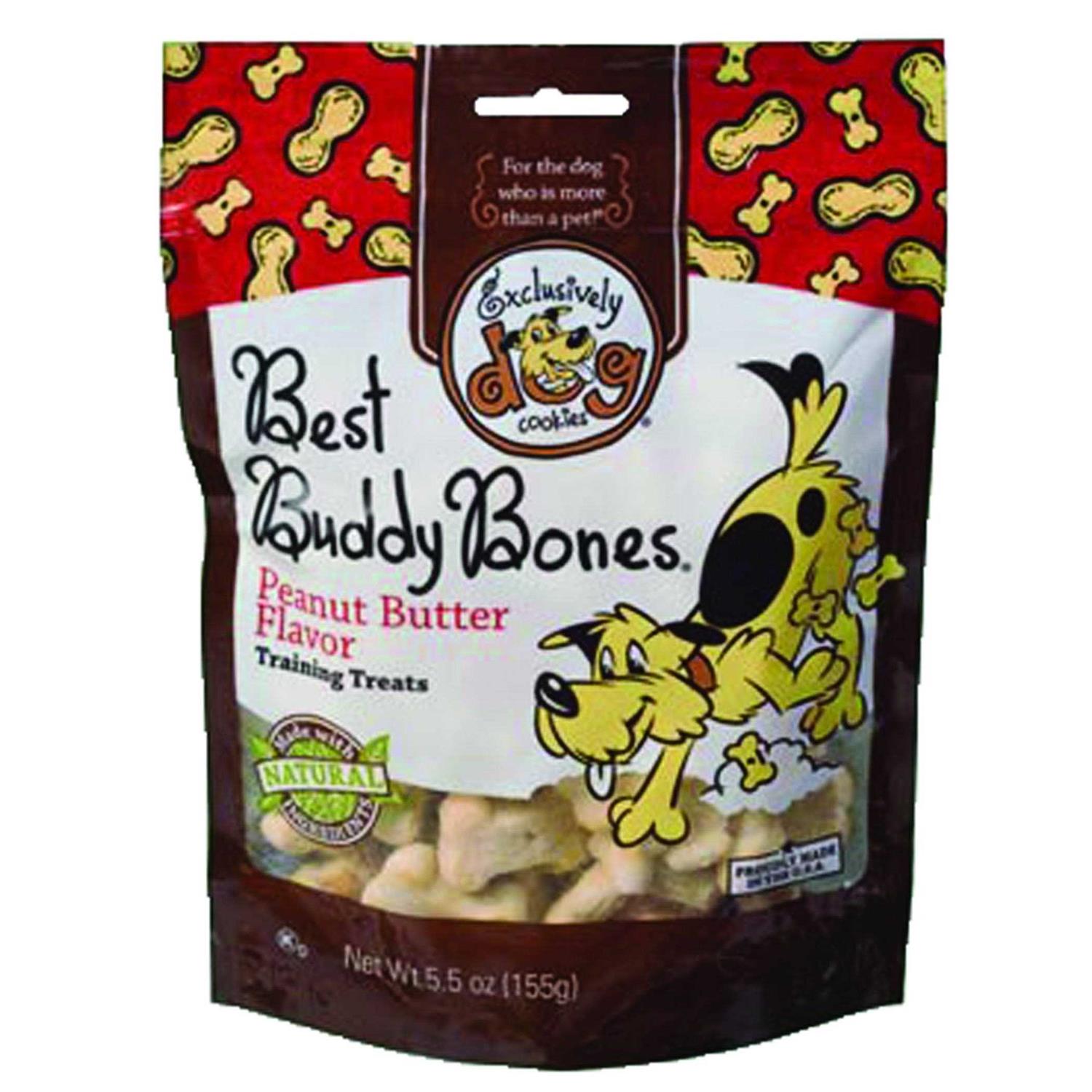 Exclusively Dog Best Buddy Bones Peanut Butter Dog Treats
