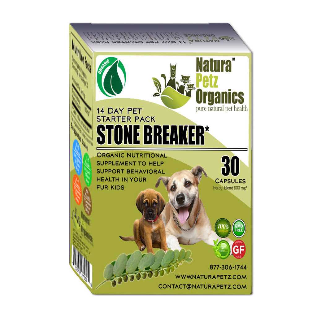 Natura Petz Organics Stone Breaker Starter Pack for Cats