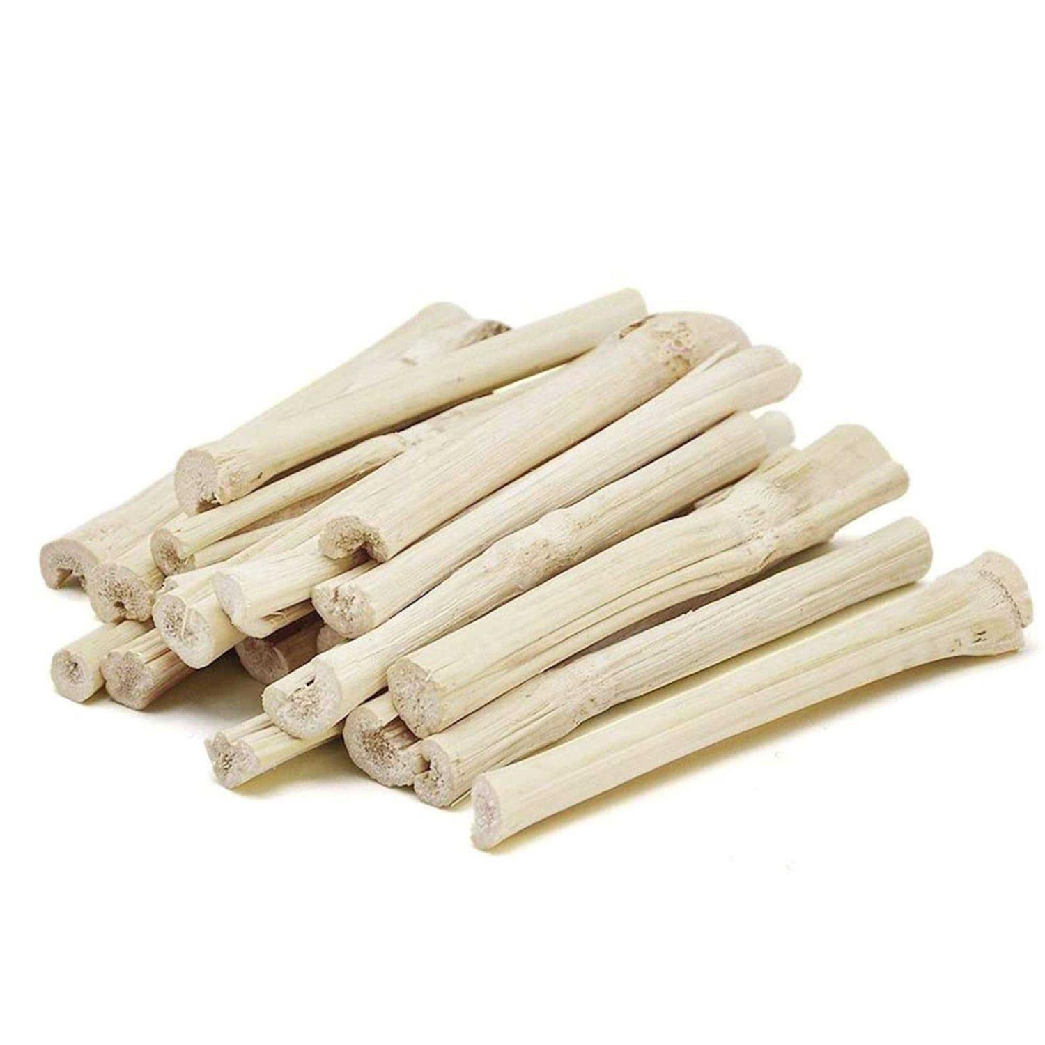 SunGrow Sweet Bamboo Chew Sticks Small-Pet Dental Treats & Snacks