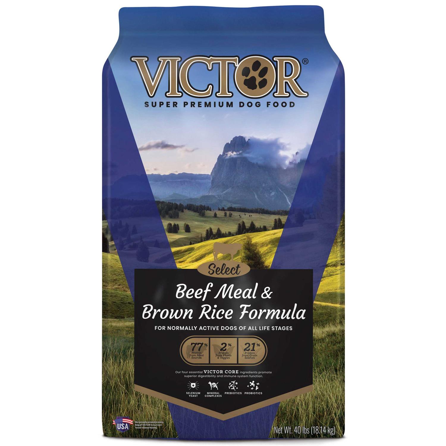 Victor Select Beef Meal & Brown Rice Dry Dog Food