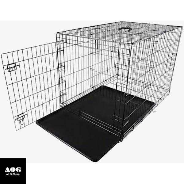 M-Pets Voyager 1-Door Folding Dog Crate