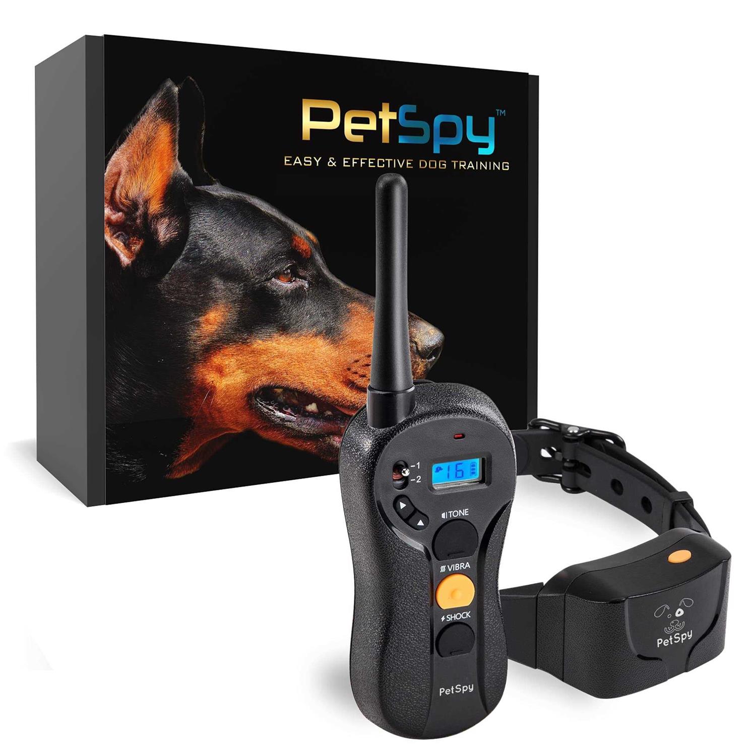 PetSpy P620 Dog Training Shock Collar for Dogs with Vibration Electric Shock