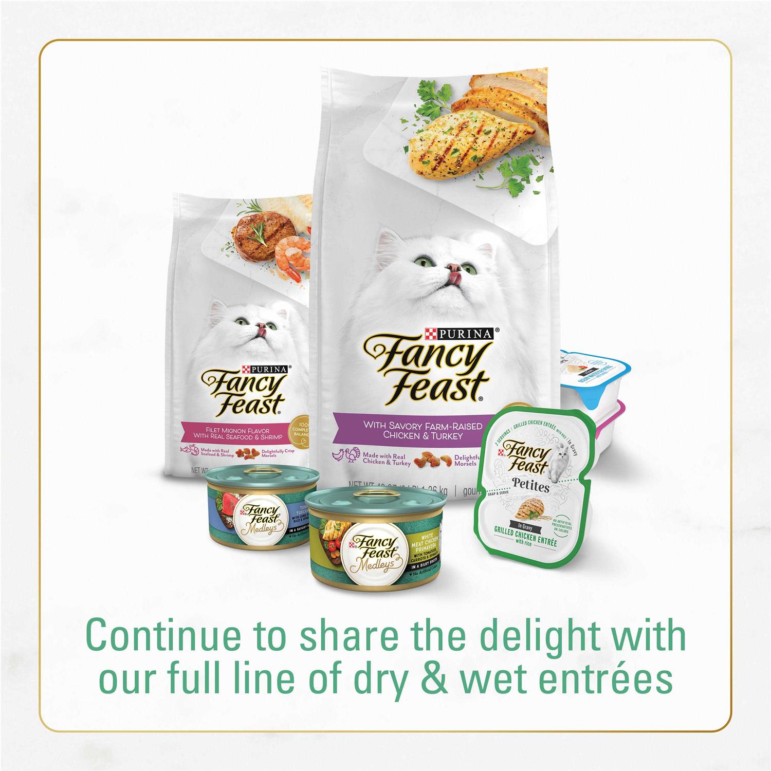 Fancy Feast Gourmet Ocean Fish and Salmon Dry Cat Food