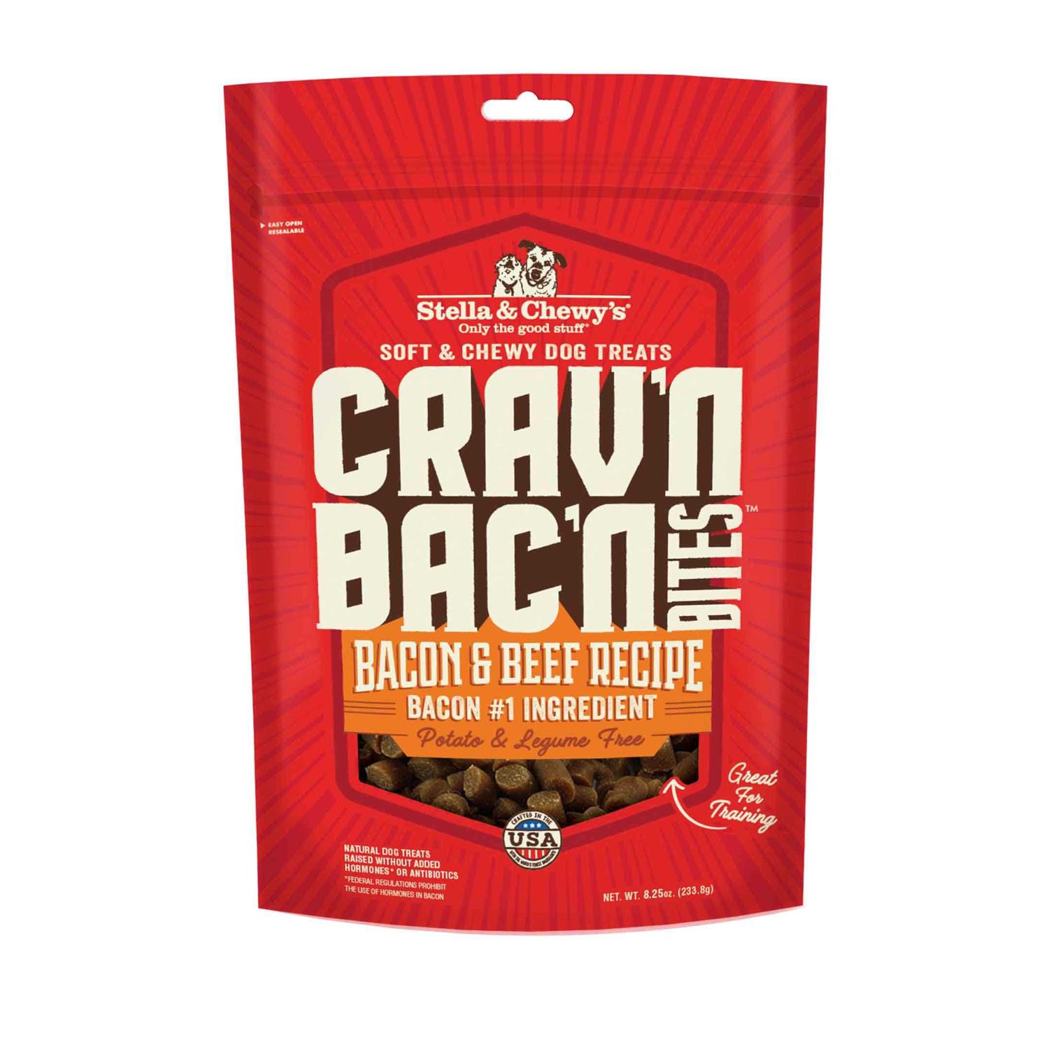 Stella & Chewy’s Crav’n Bac’n Bites Bacon Dog Treats