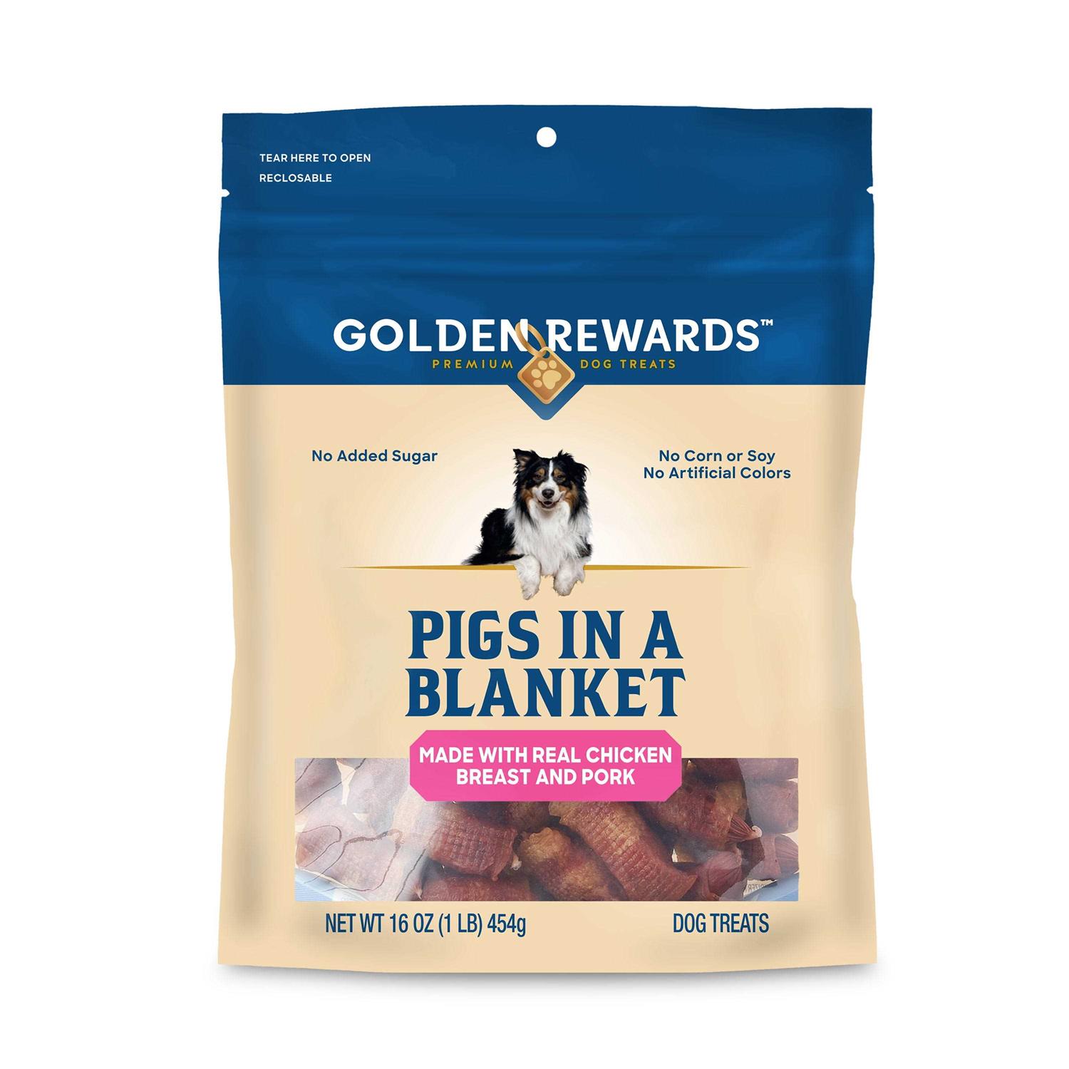 Golden Rewards Air Dried Jerky Treats Pigs in a Blanket for Dogs
