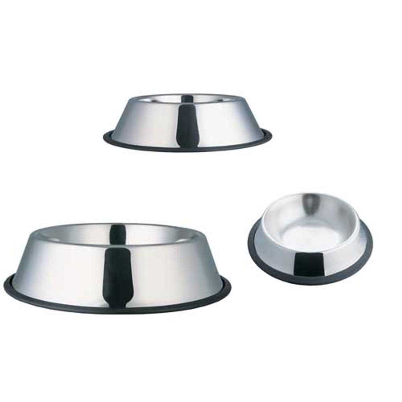 Indipets Stainless Steel No Tip Dish 32oz for Long Eared Dogs