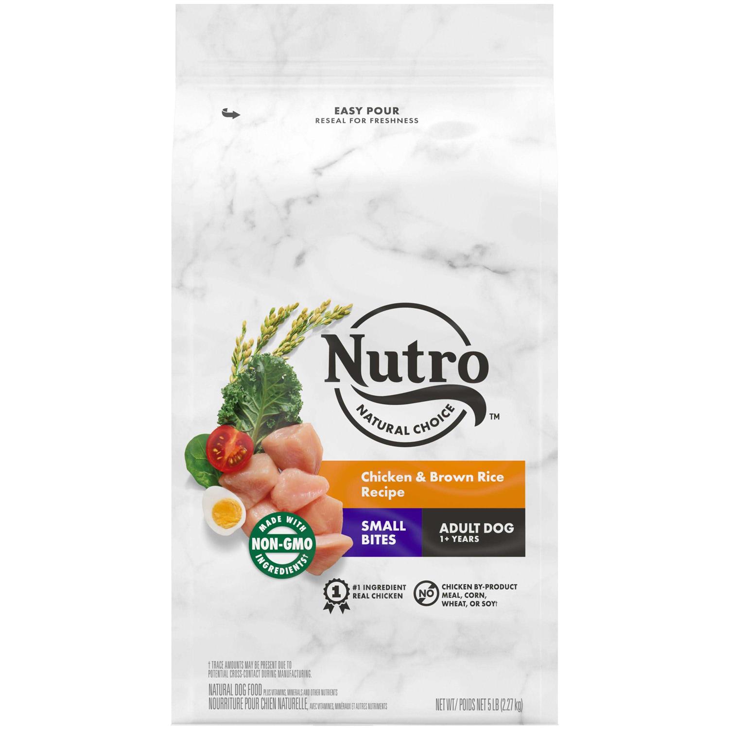 Nutro Natural Choice Small Bites Adult Lamb Rice Dry Dog Food