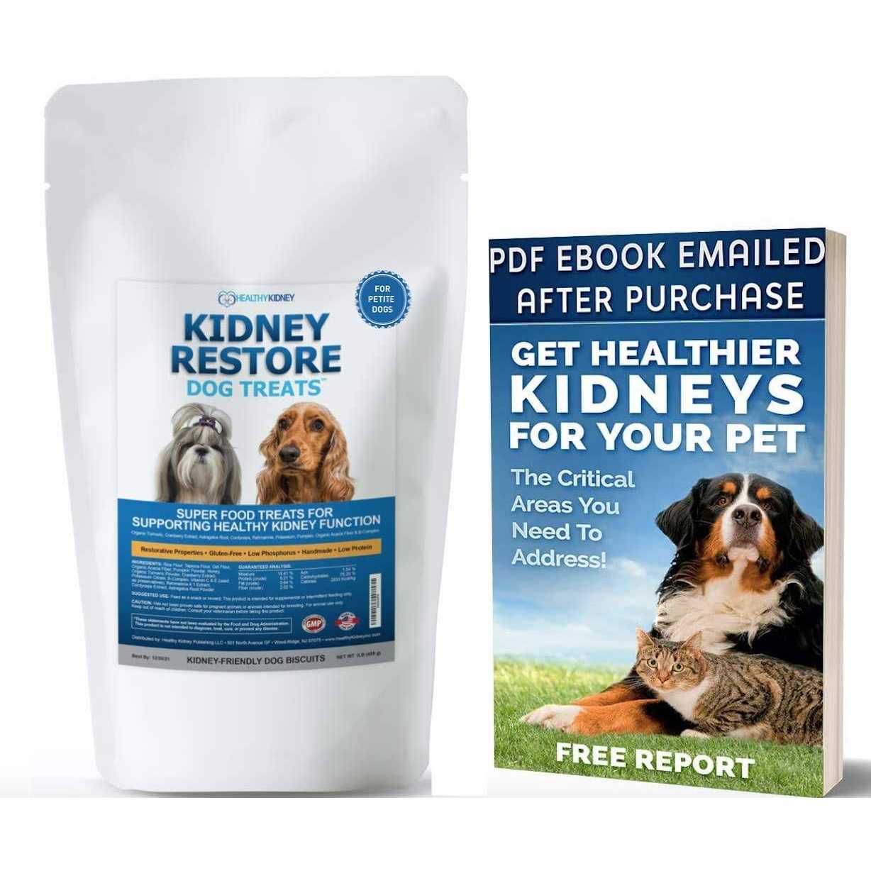 Kidney Restore Bacon Dog Treats Low Protein Dog Treats for Kidney Support for Dogs. Renal Treats for Any Kidney Dog Diet