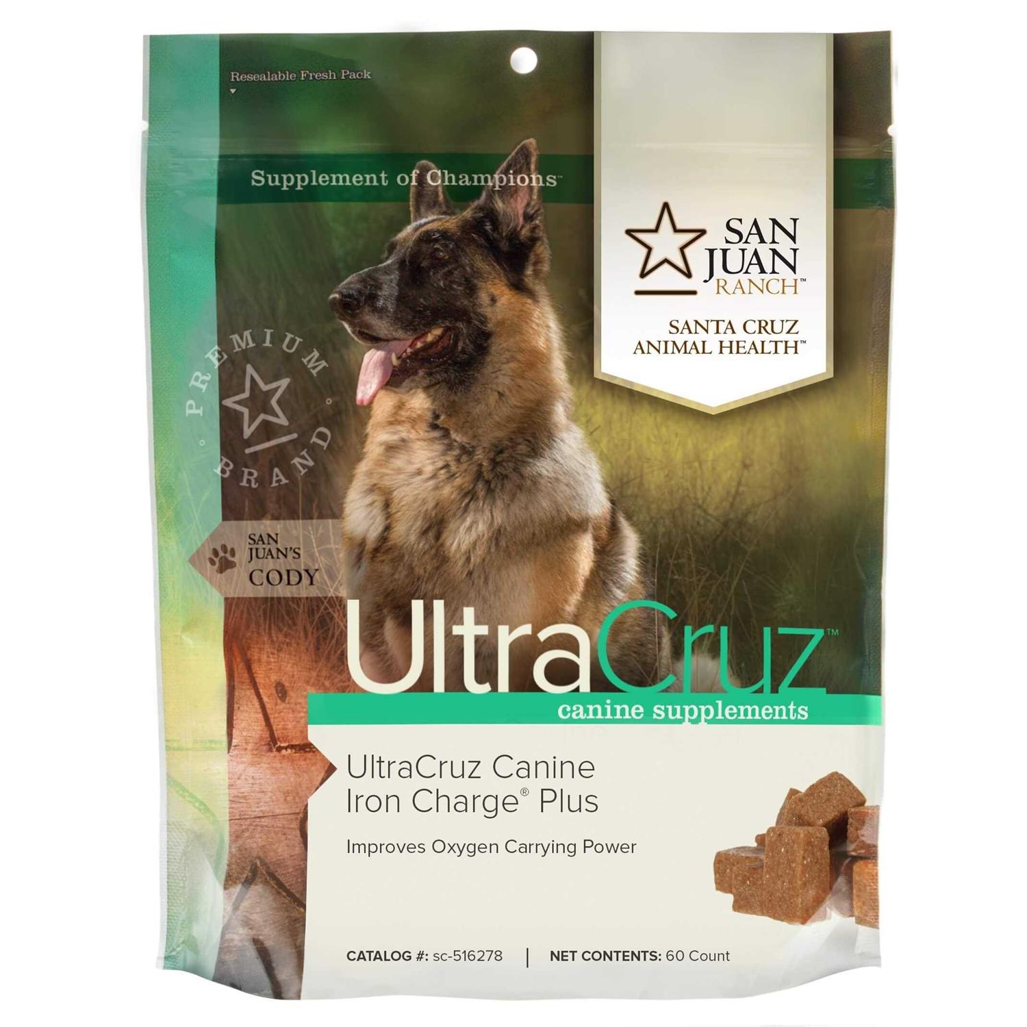 UltraCruz Canine Iron Charge Plus Supplement for Dogs