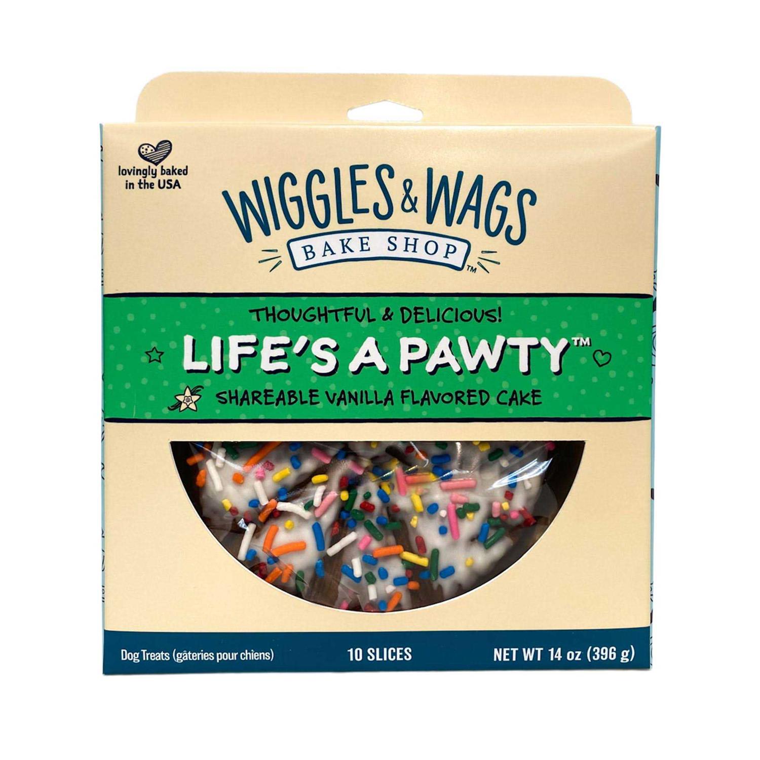 Wiggles & Wags Bake Shop Life’s a Pawty Cake Dog Treats