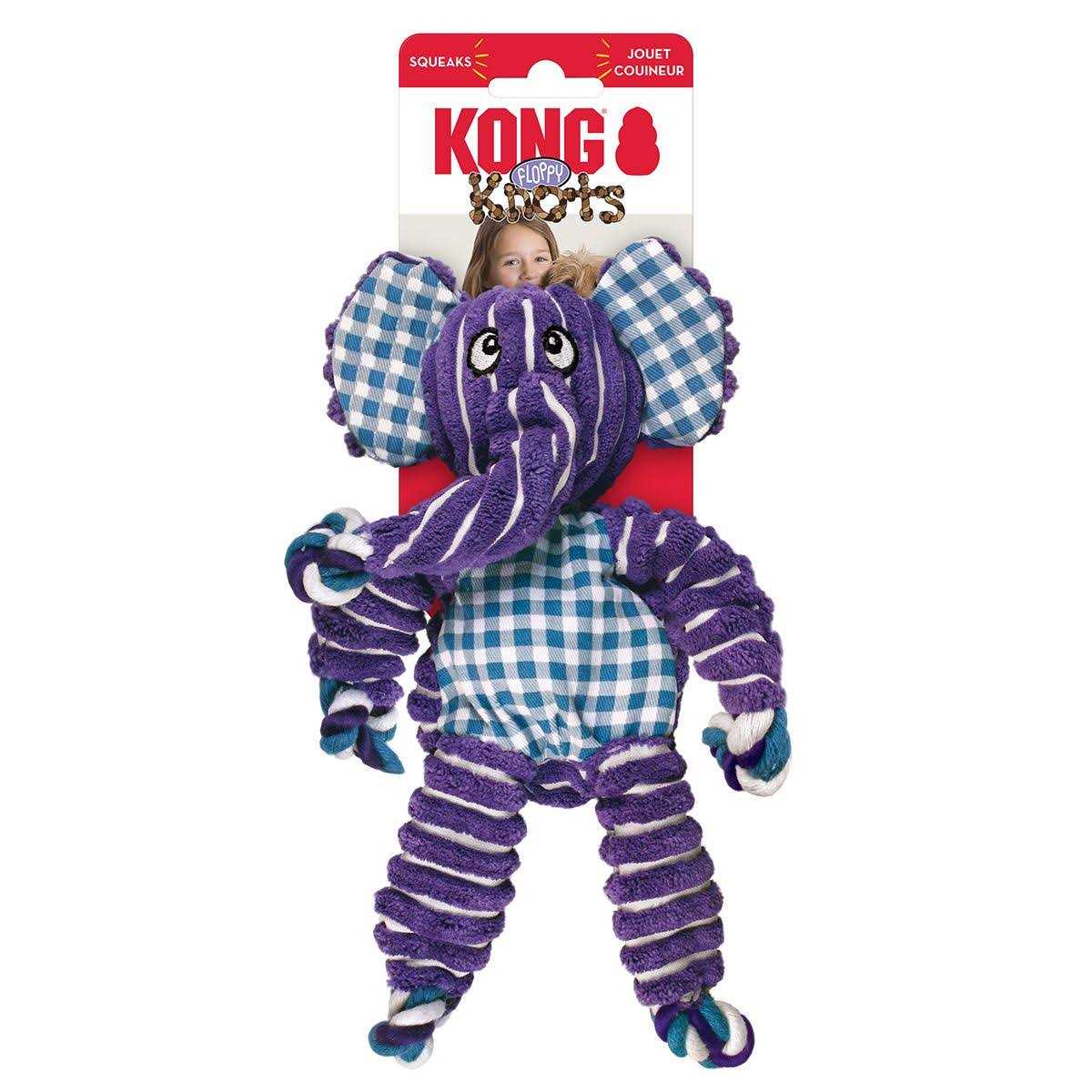 KONG Floppy Knots Bunny Dog Toy