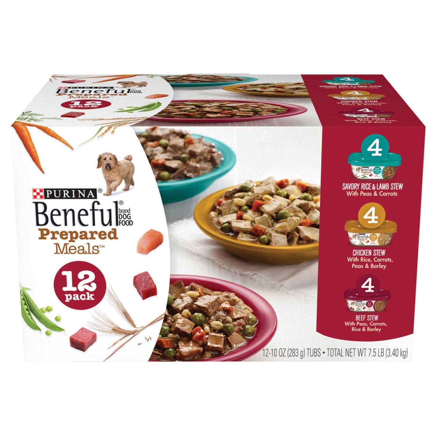 Purina Beneful Prepared Meals Variety Pack Wet Dog Food