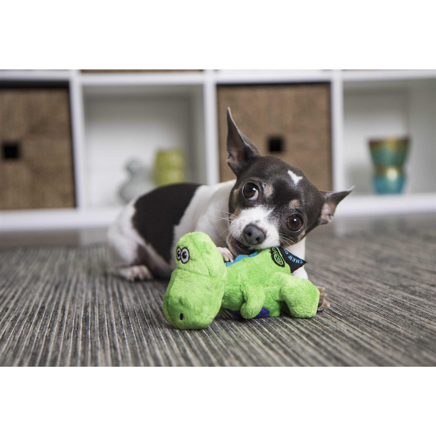 goDog Just for Me Chew Guard T-Rex Dog Toy