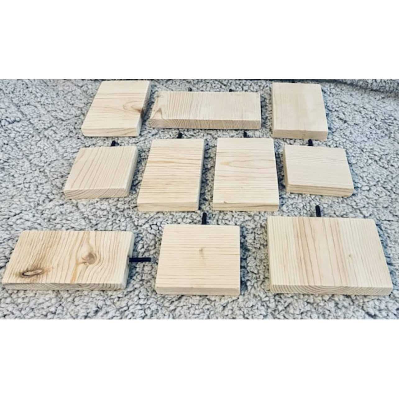 CrazyCritterThings Kiln Dried Pine Leaping Ledges Small Pet Habitat Accessory