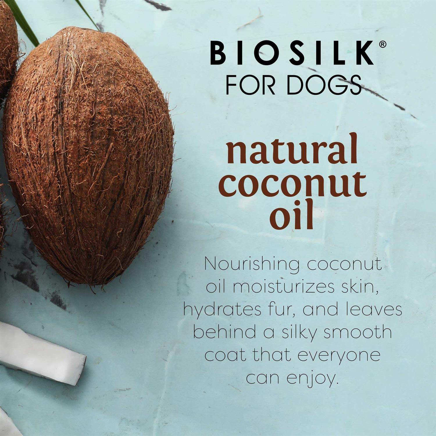 BioSilk for Dogs Silk Therapy Conditioner with Coconut Oil