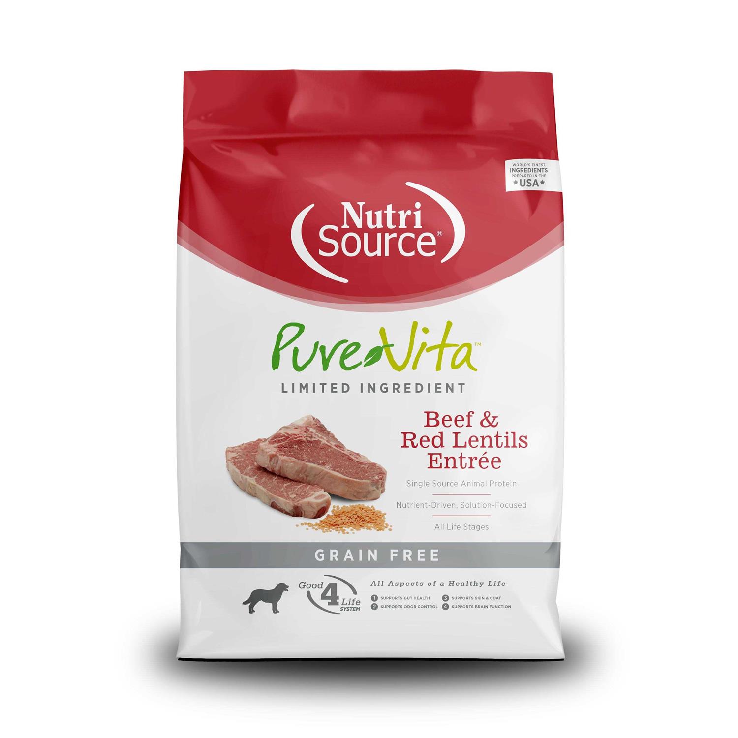 PureVita Beef & Red Lentils Grain Free Dry Dog Food