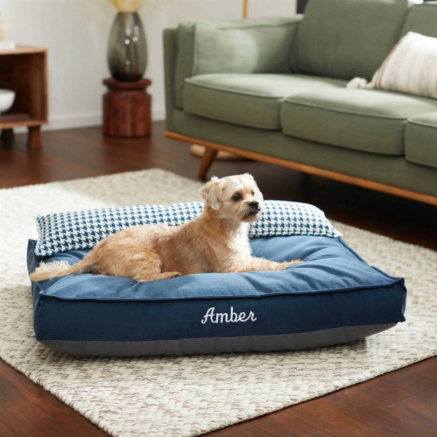 Frisco Personalized Bolstered Bed Check Bolster