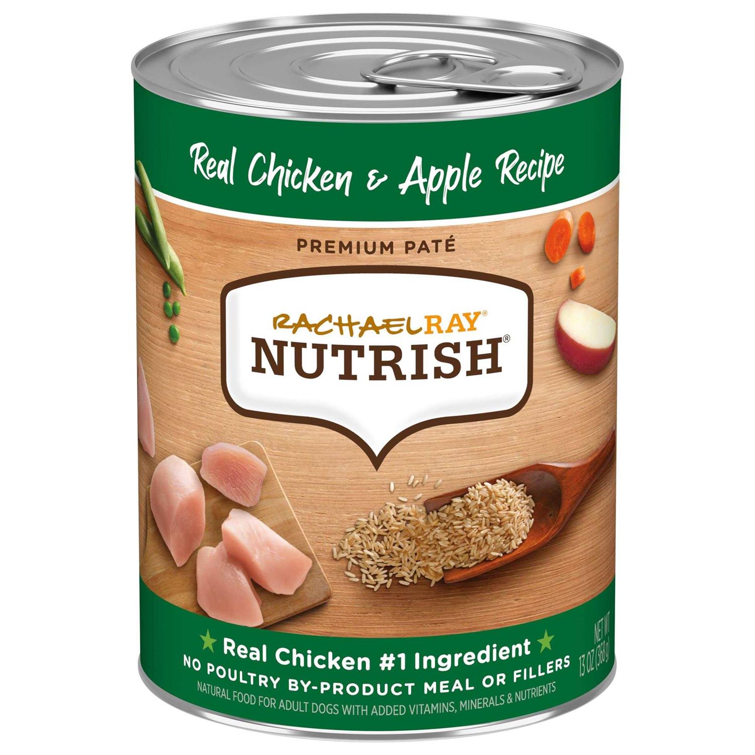 Rachael Ray Nutrish Wet Dog Food Chicken & Apple