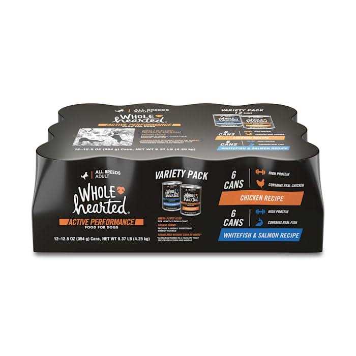 WholeHearted Active Performance Variety Pack Wet Dog Food