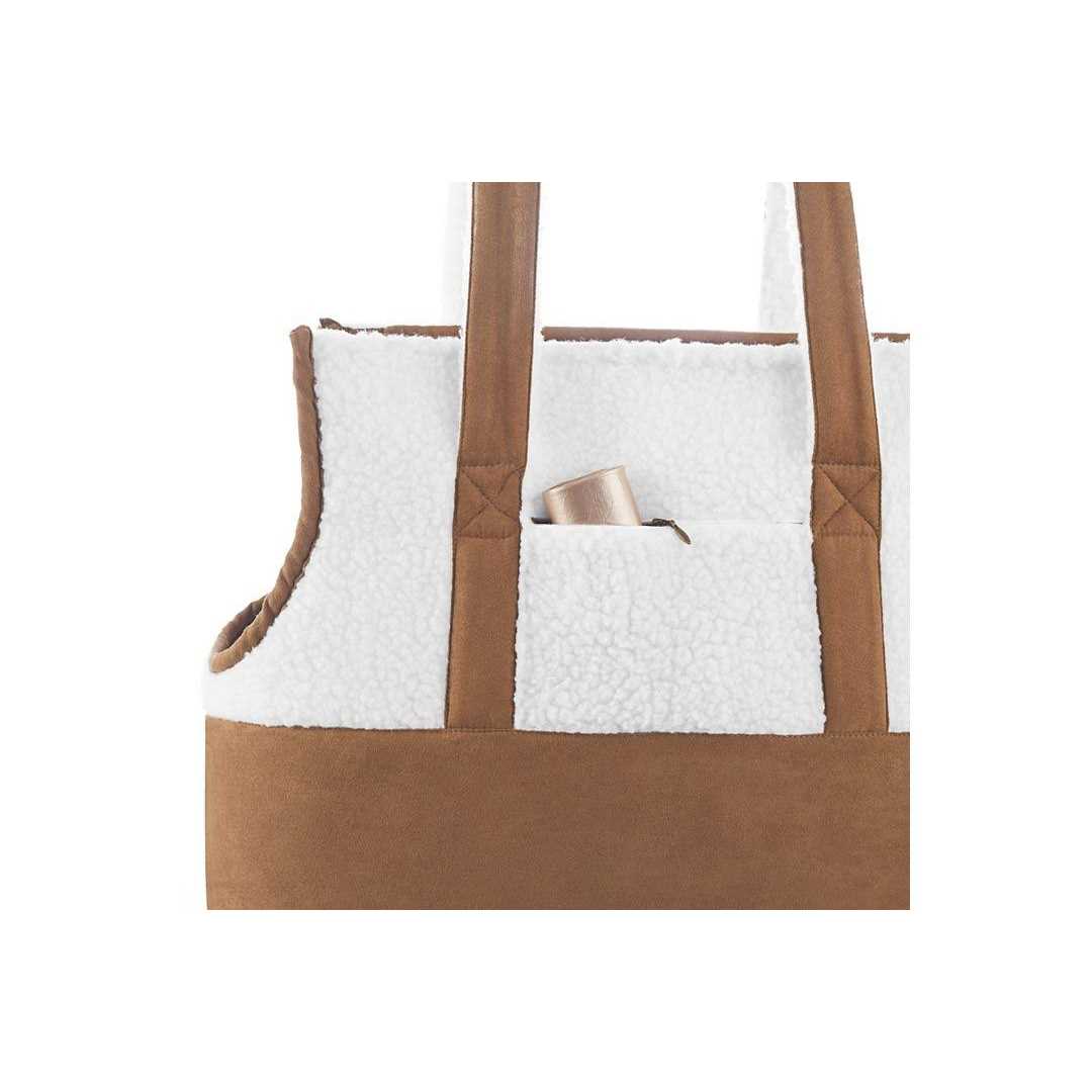 Koolaburra Faux Suede & Sherpa Pet Carrier
