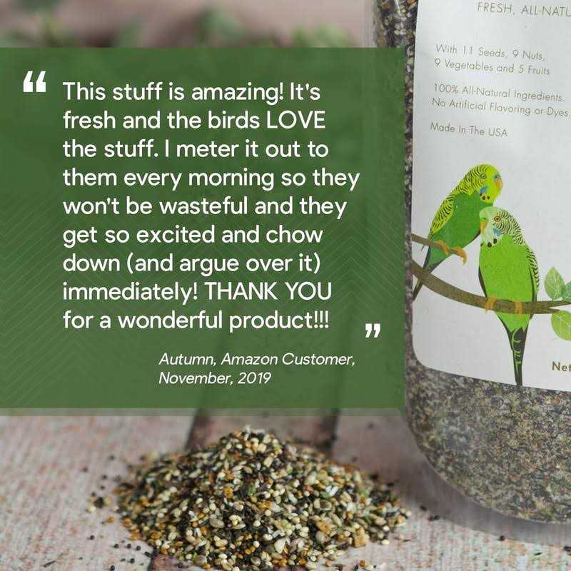 Dr. Harvey’s Our Best Parakeet Bird Food