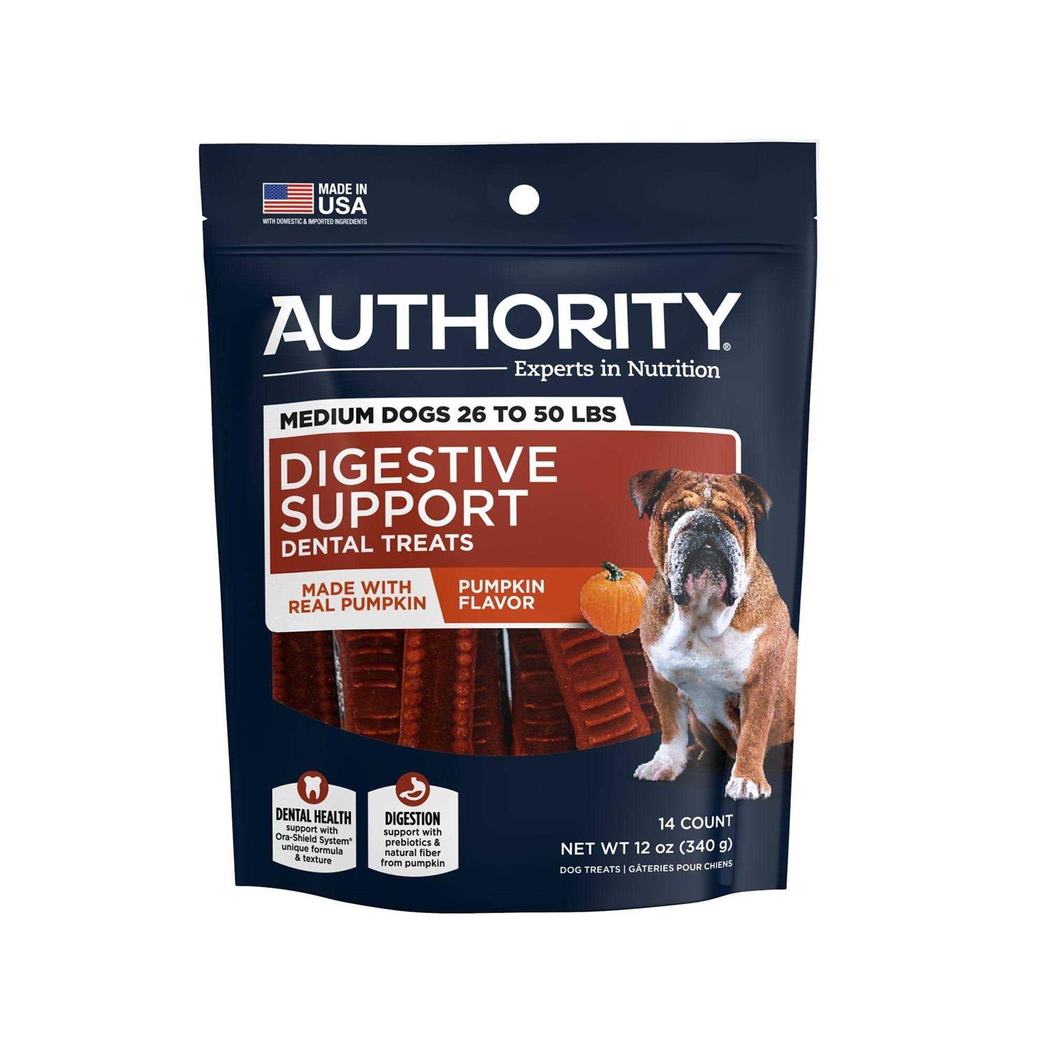 Authority Digestive Support Dog Dental Treat