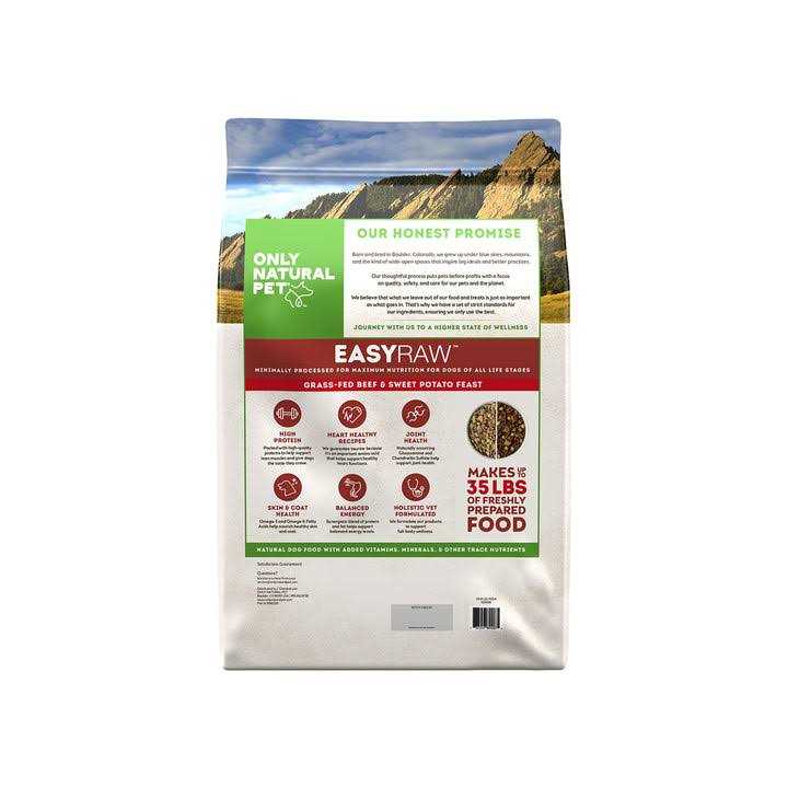 EasyRaw Grass-Fed Beef with Sweet Potato Feast Dehydrated Dog Food