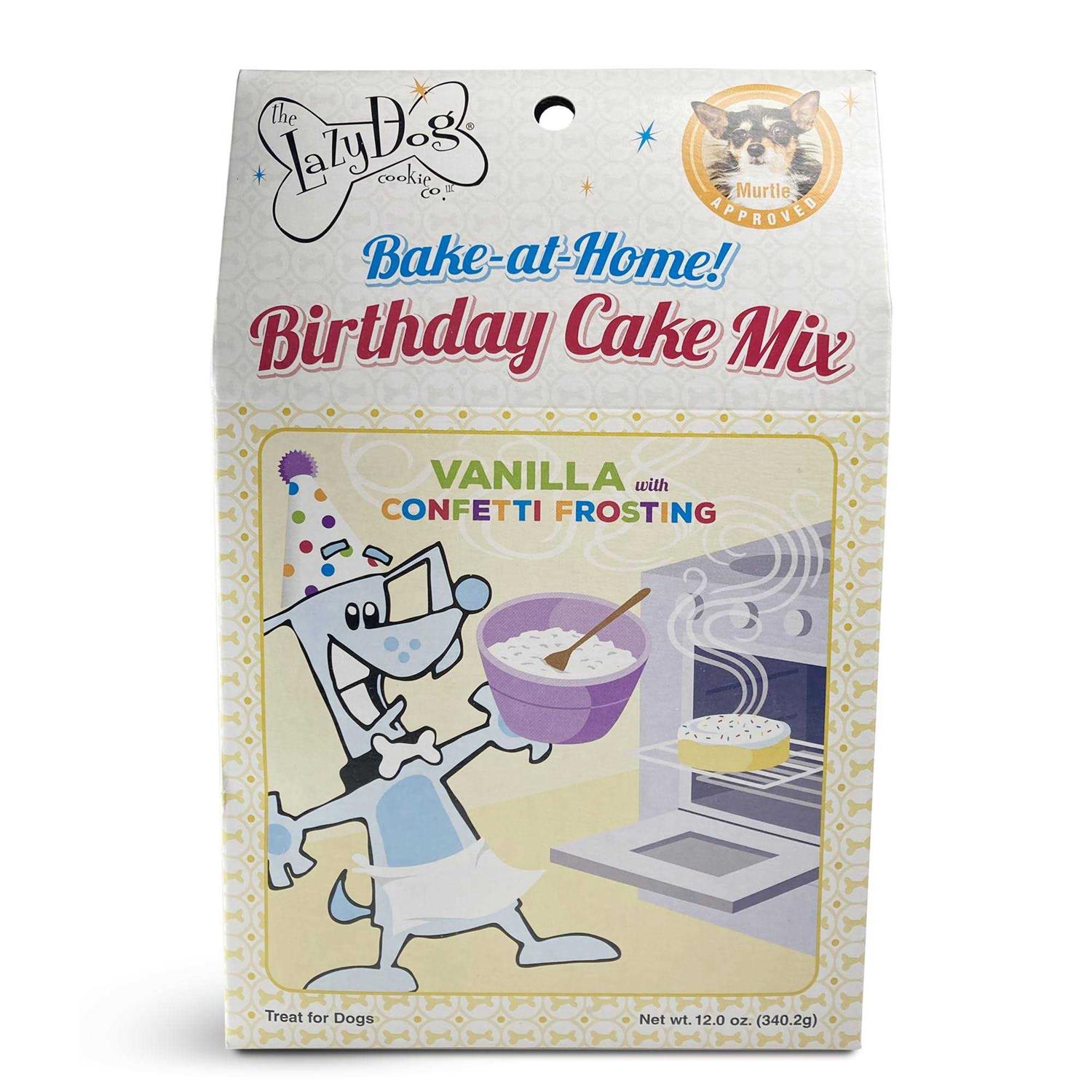 Lazy Dog Bake-at-Home Vanilla Birthday Cake Mix