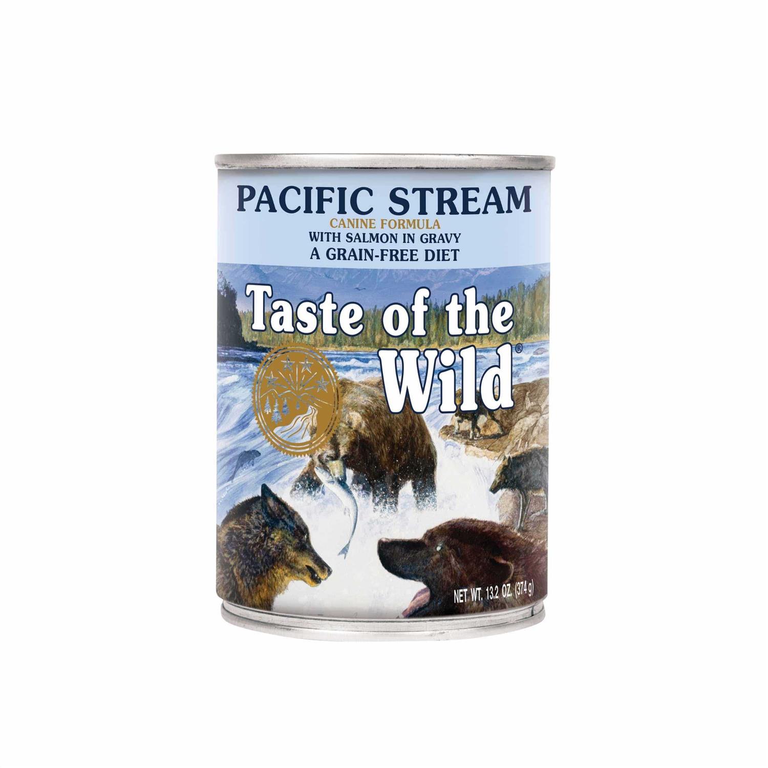 Taste of the Wild Pacific Stream Canned Dog Food, 13.2-oz, case of 12