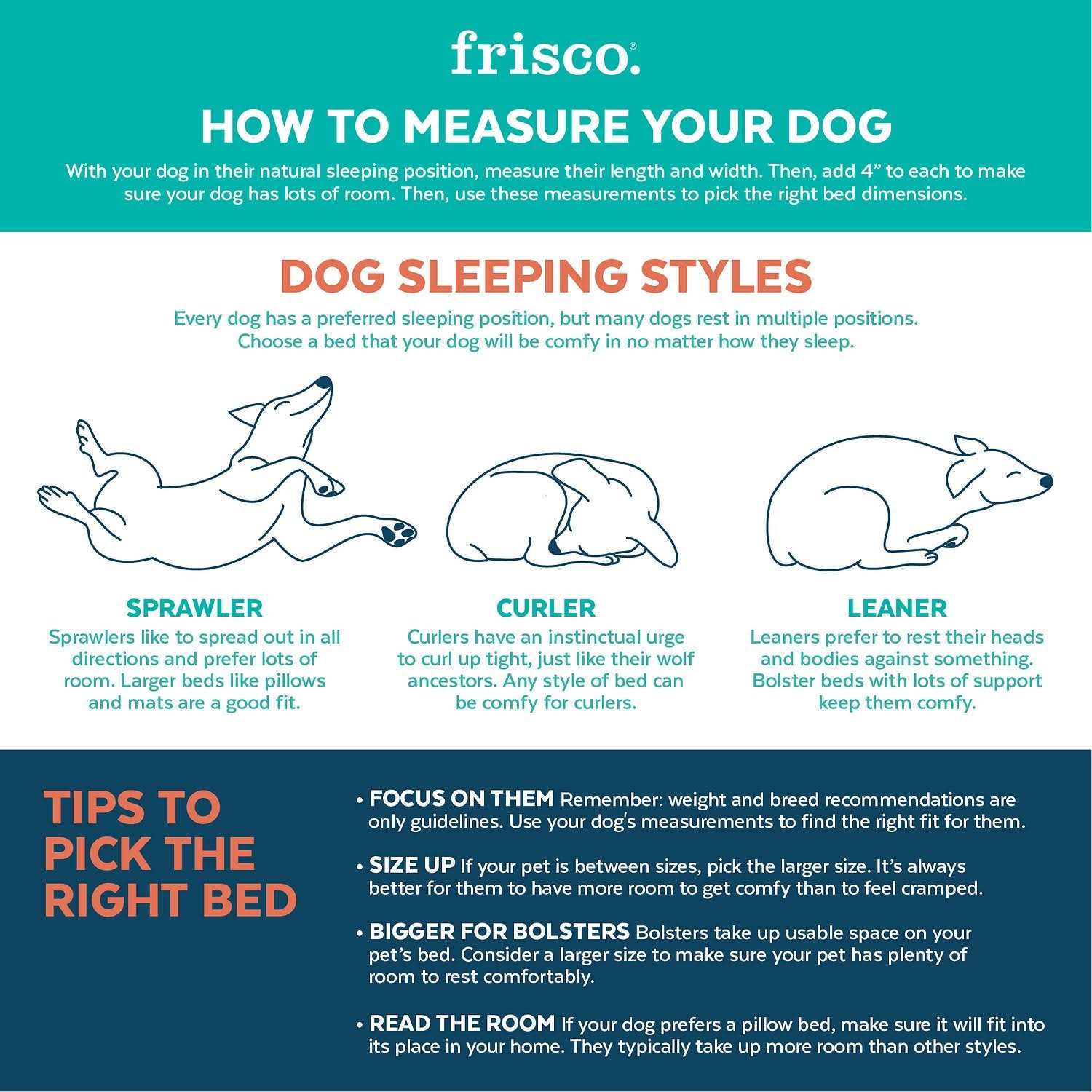 Frisco Quilted Orthopedic Pillow Cat Dog Bed w/Removable COVER