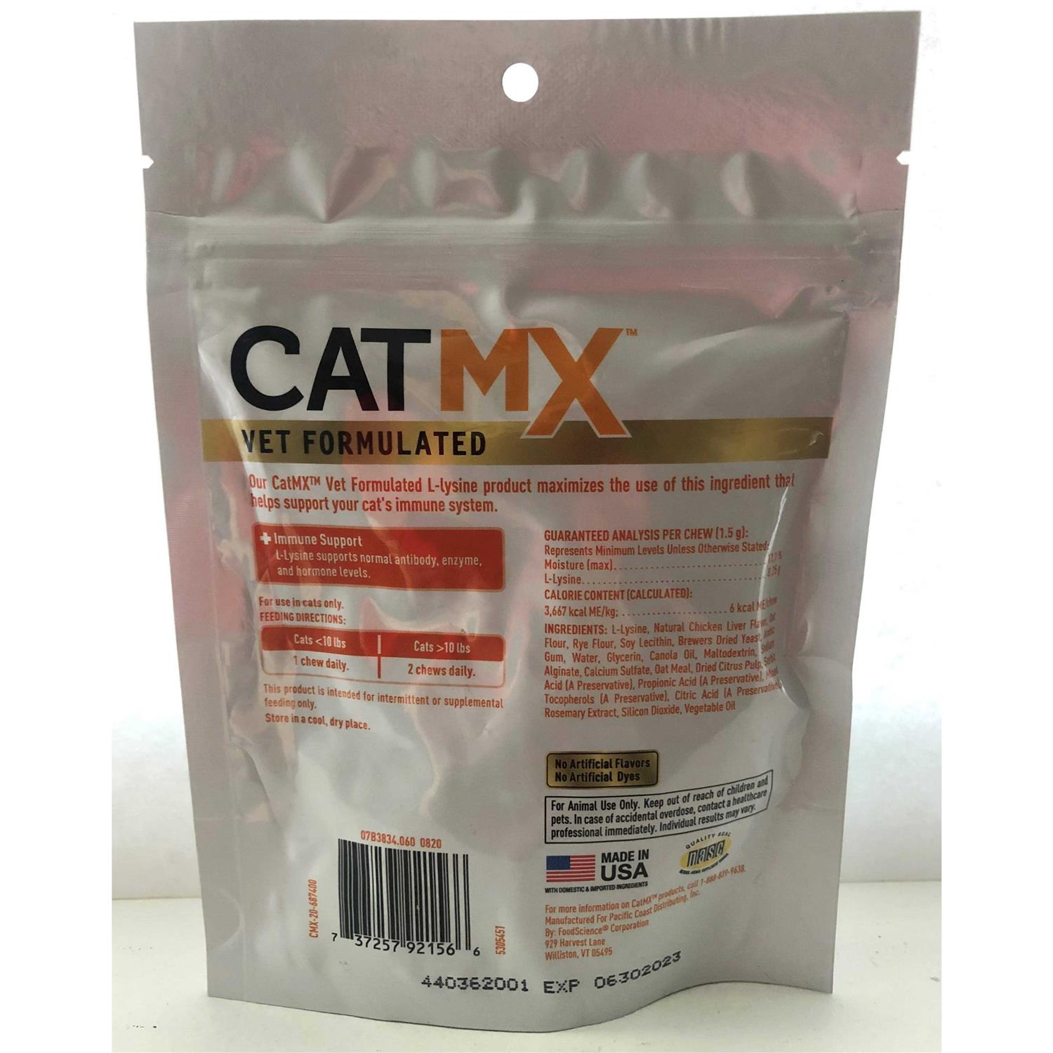 Catmx L-Lysine 60 soft Chews