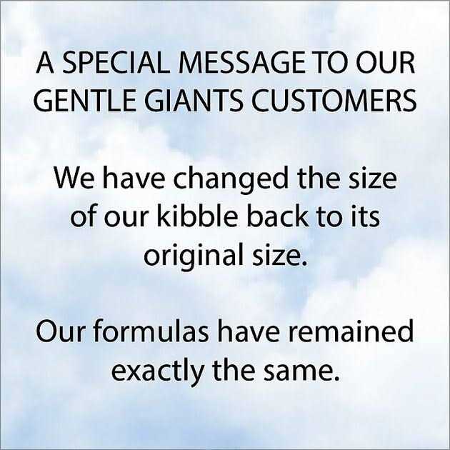 Gentle Giants All Natural Grain Free 90% Salmon