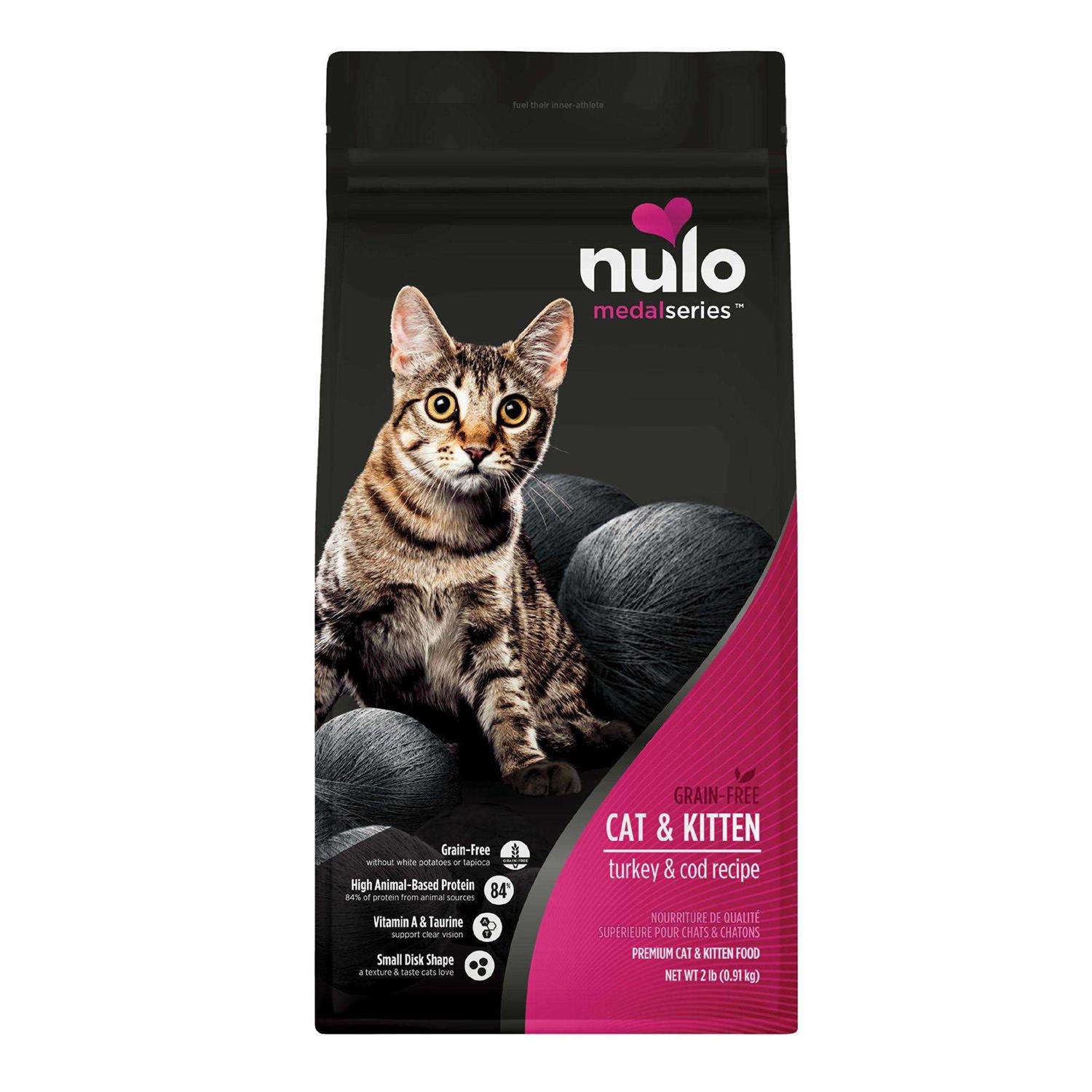 Nulo MedalSeries Grain-Free Turkey & Cod Dry Cat & Kitten Food
