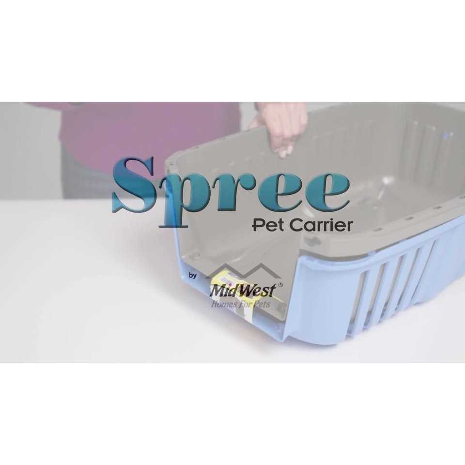 Midwest Spree Plastic Pet Carrier