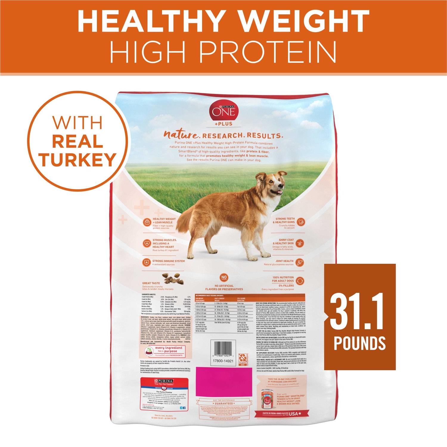 Purina ONE Healthy Weight Dog Food Dry Formula