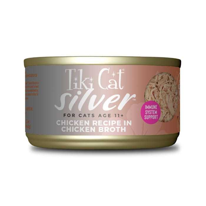 Tiki Cat Silver Chicken Seniors Wet Cat Food