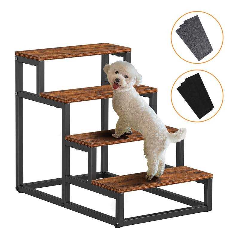 Sweetbin Wooden Pet Stairs/Pet Steps for All Dogs and Cats Up to 150Lbs