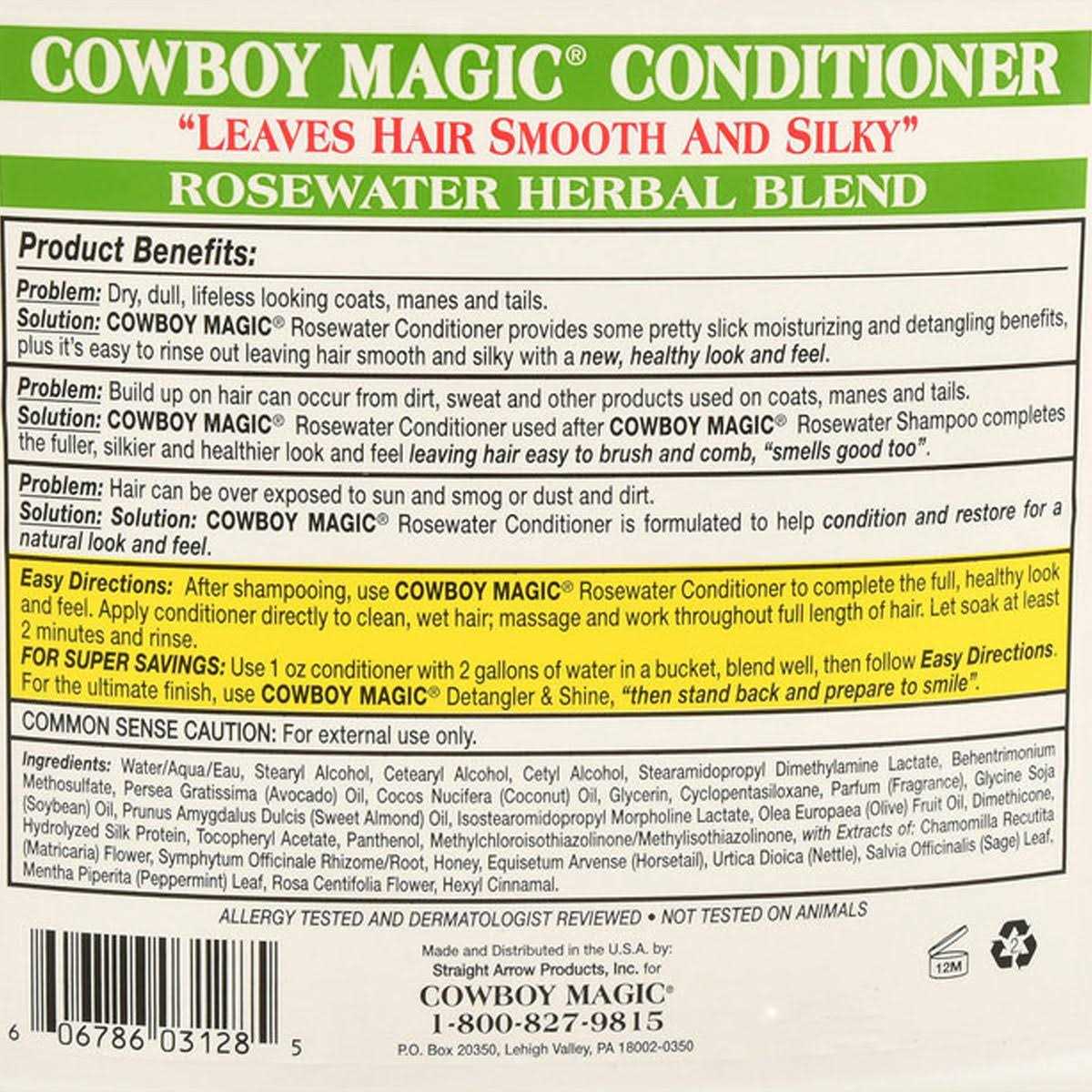 Cowboy Magic Rosewater Shampoo