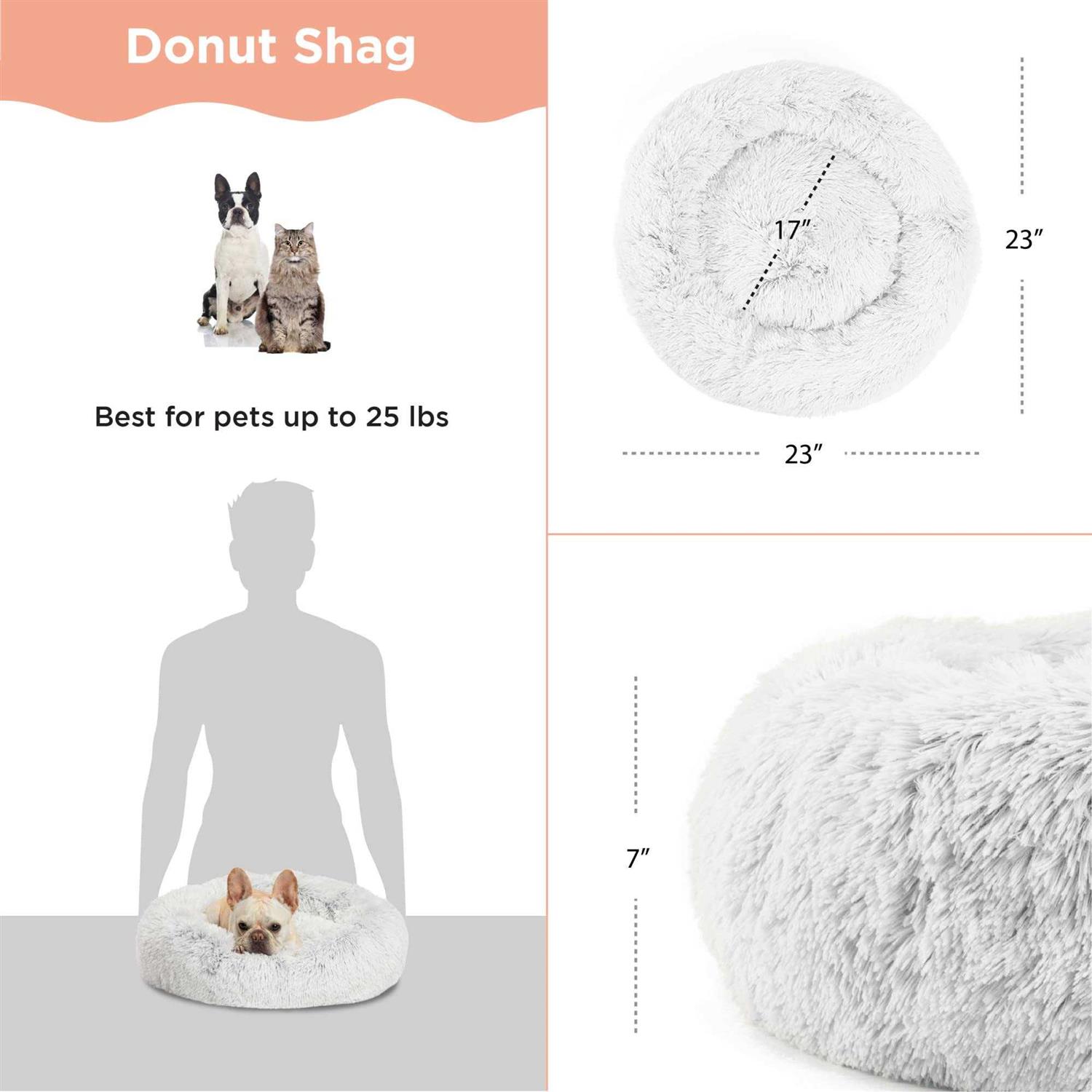 Best Friends by Sheri Donut Shag Bed