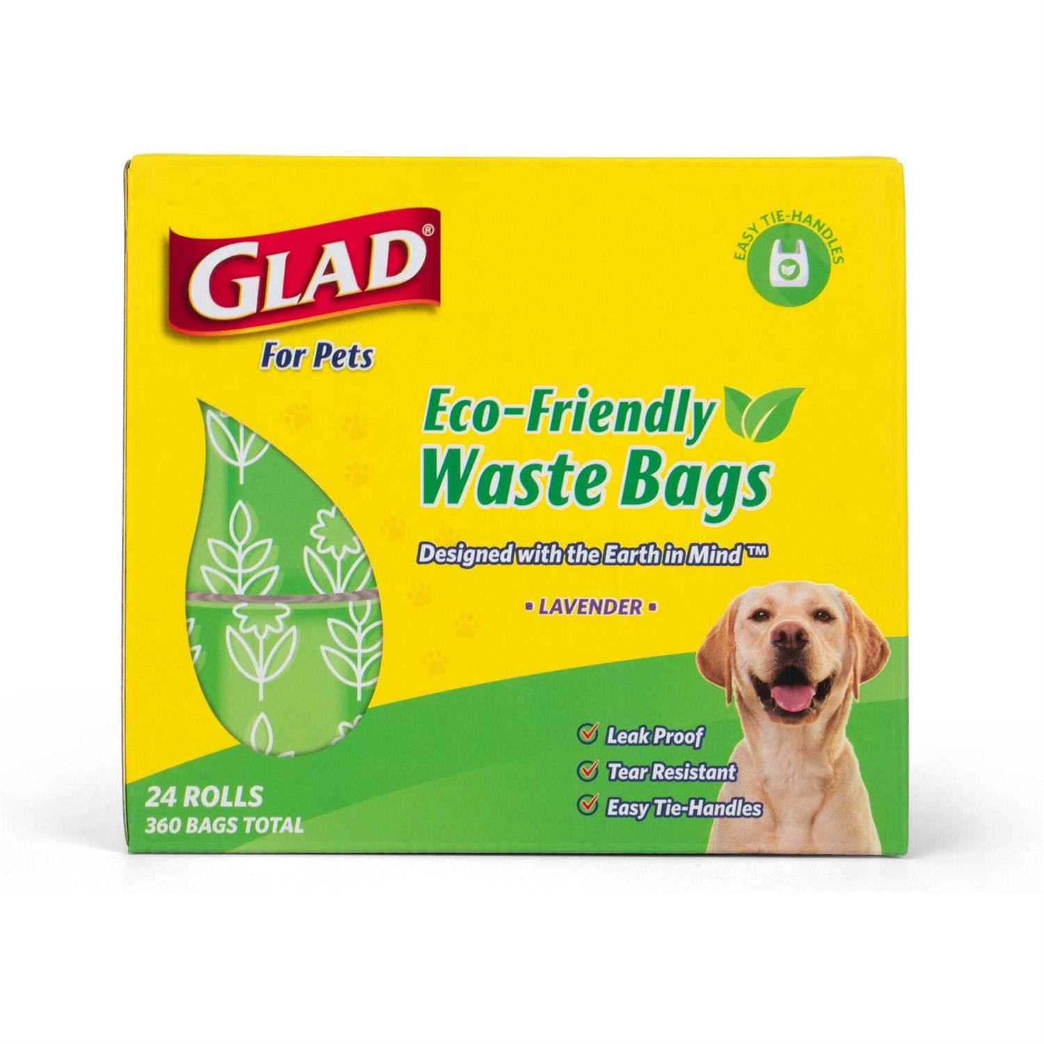 Glad Eco Friendly Easy Tie Handle Waste Bags
