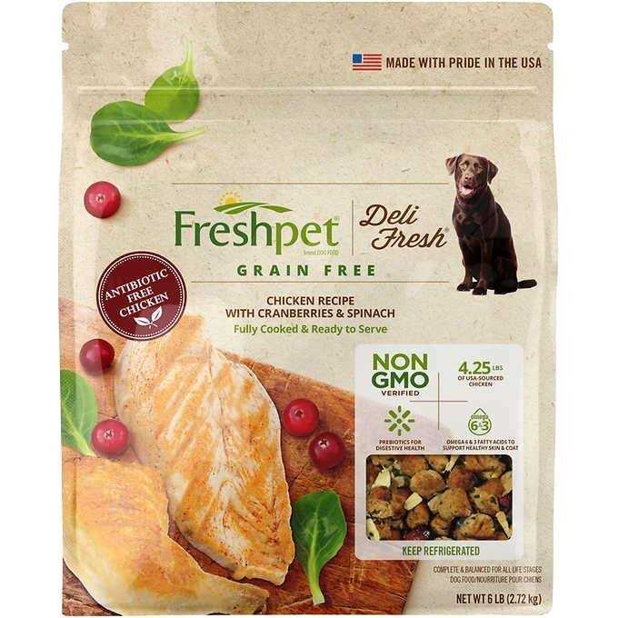 Freshpet Select Deli Fresh Chiken Recipe with Cranberries & Spinach