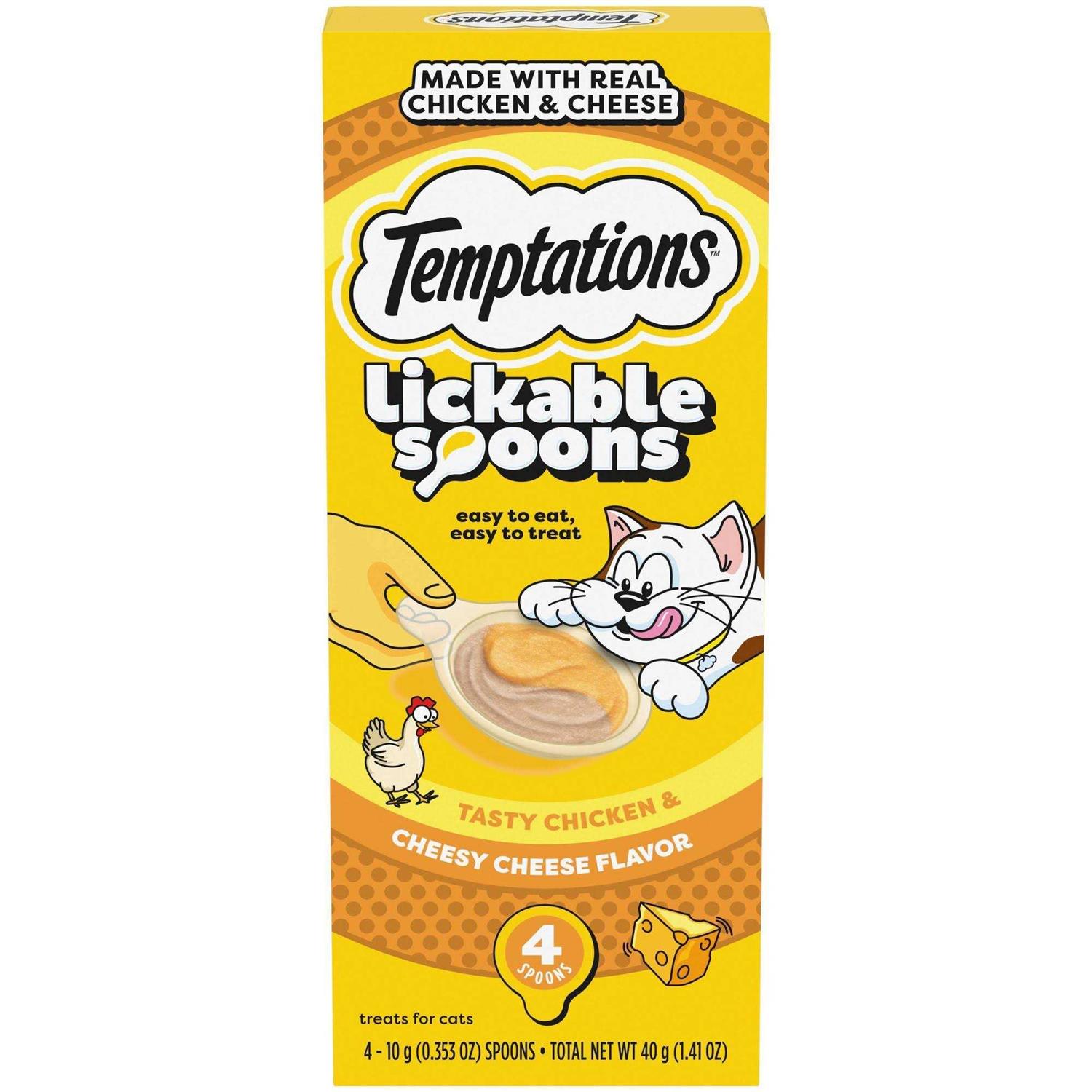 Temptations Lickable Spoons Cat Treats