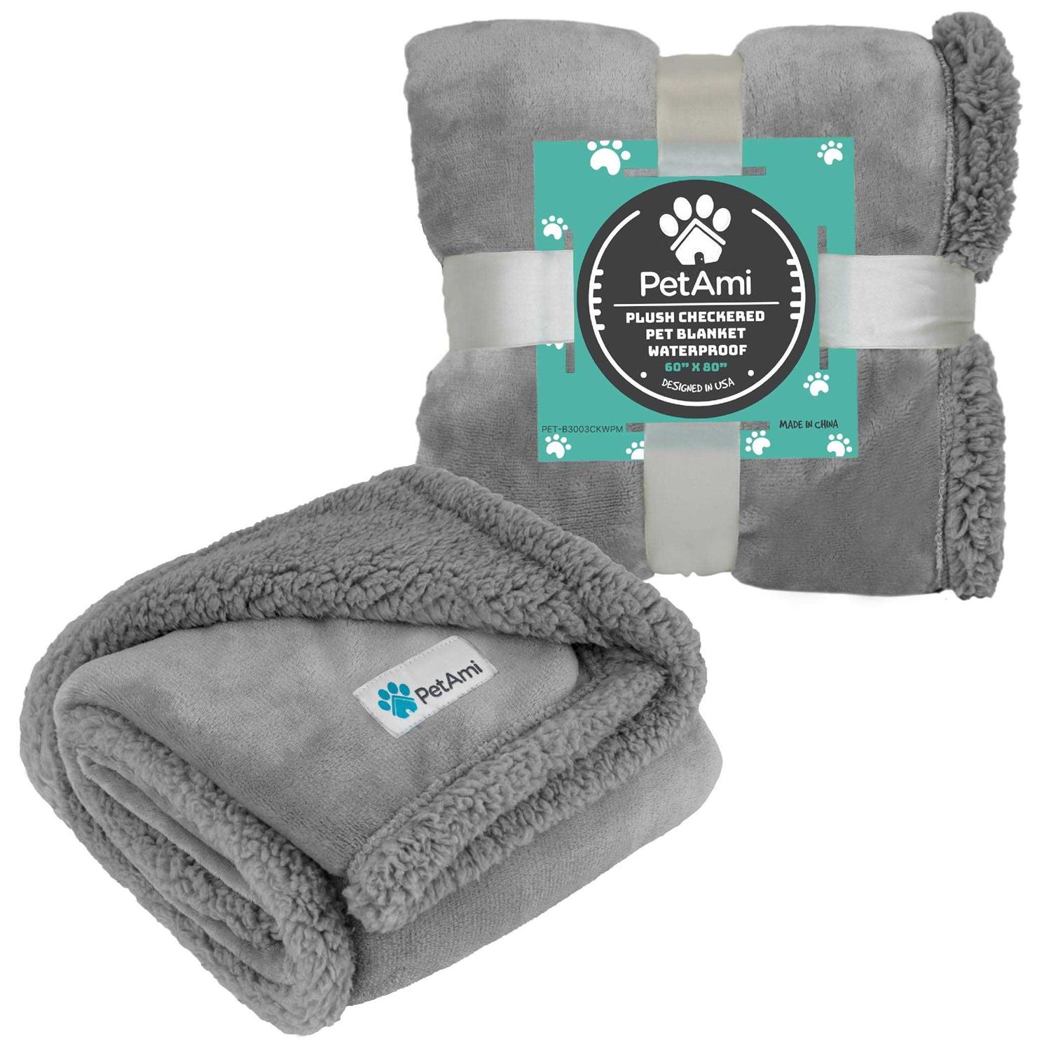 Petami Waterproof Fleece Pet Blanket