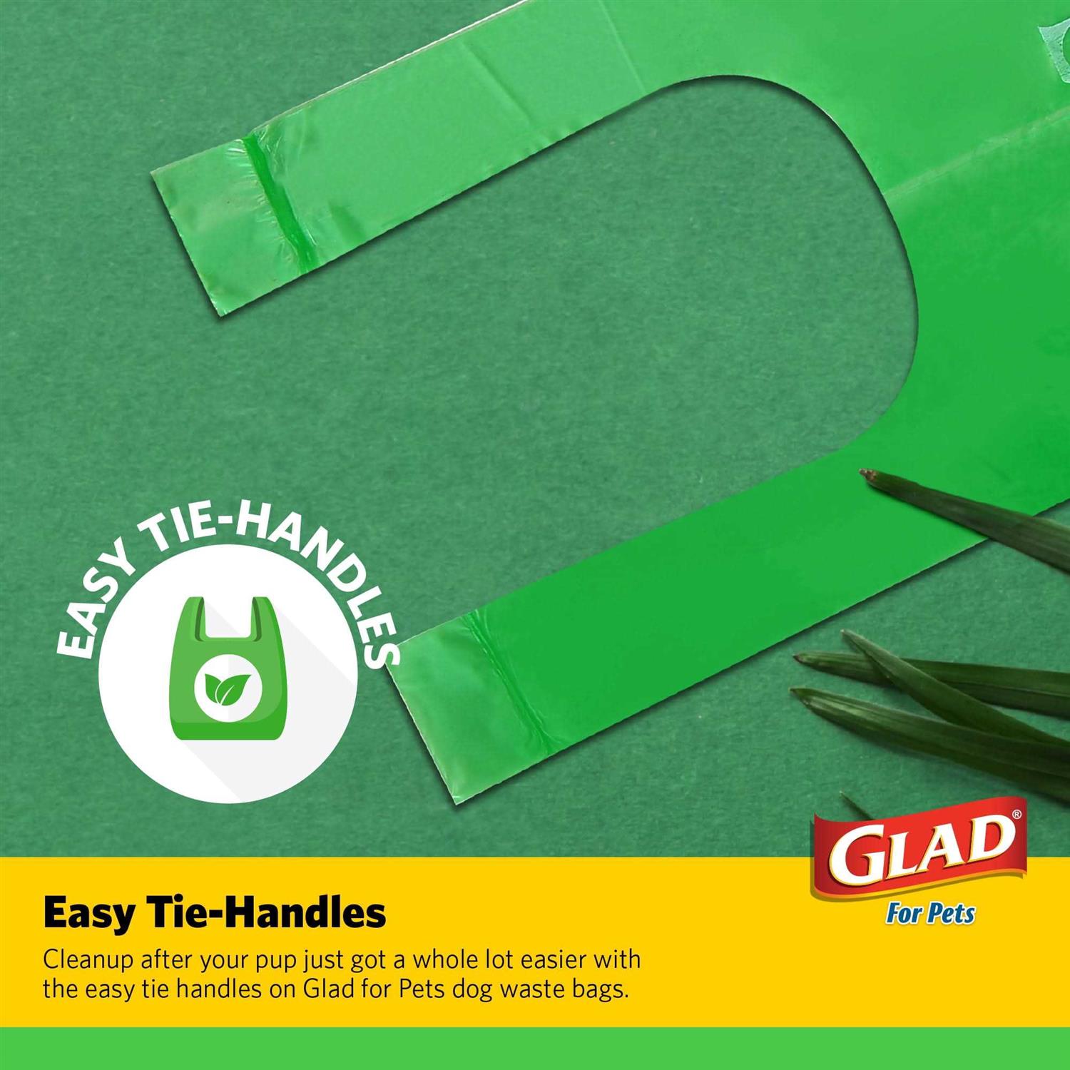 Glad Eco Friendly Easy Tie Handle Waste Bags
