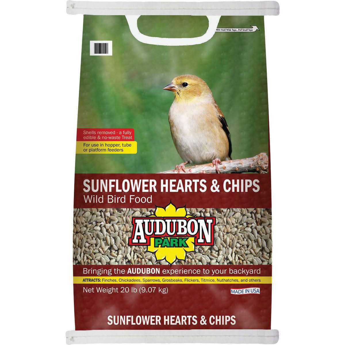 Audubon Park Sunflower Hearts & Chips Wild Bird Food 12555