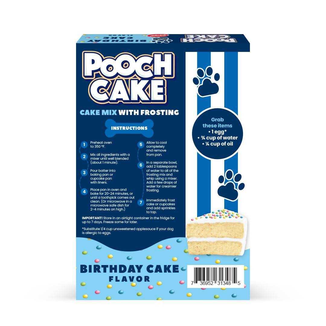 Pooch Cake Birthday Cake Mix for Dogs with Sprinkles