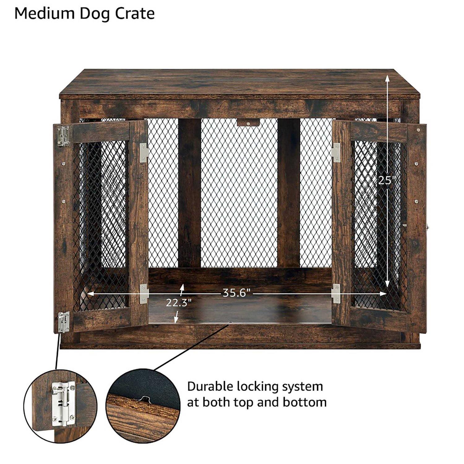 Unipaws Furniture Style Dog Crate with Tray