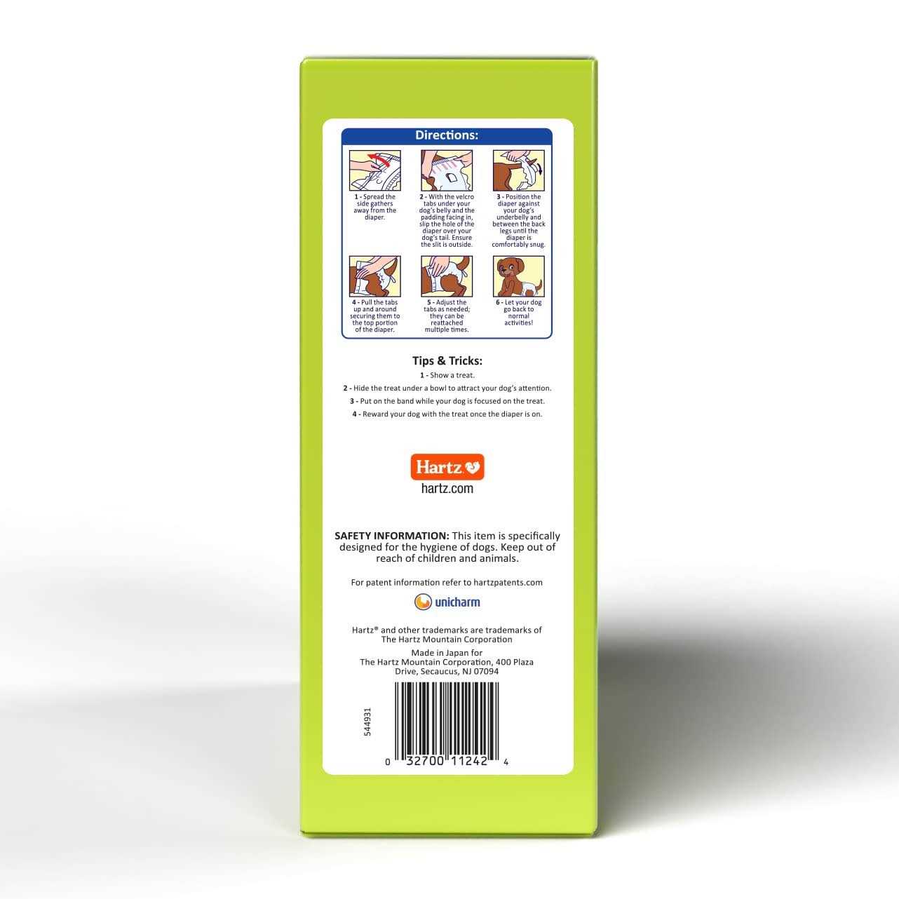 Hartz Disposable Male & Female Dog Diapers